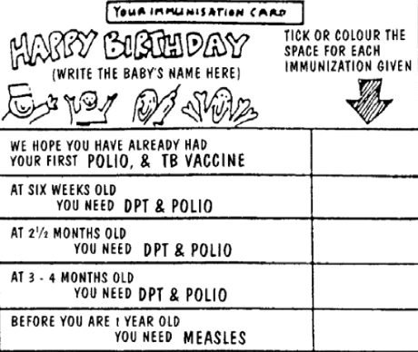 March is Immunisation Month – Defeating the Disease Committee!