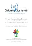Children for Health Annual Report 2016