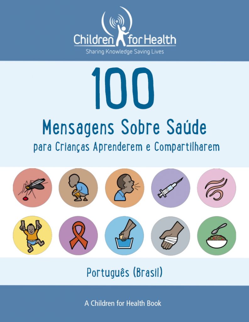The 100 Messages booklet cover in Portugues (Brazil).